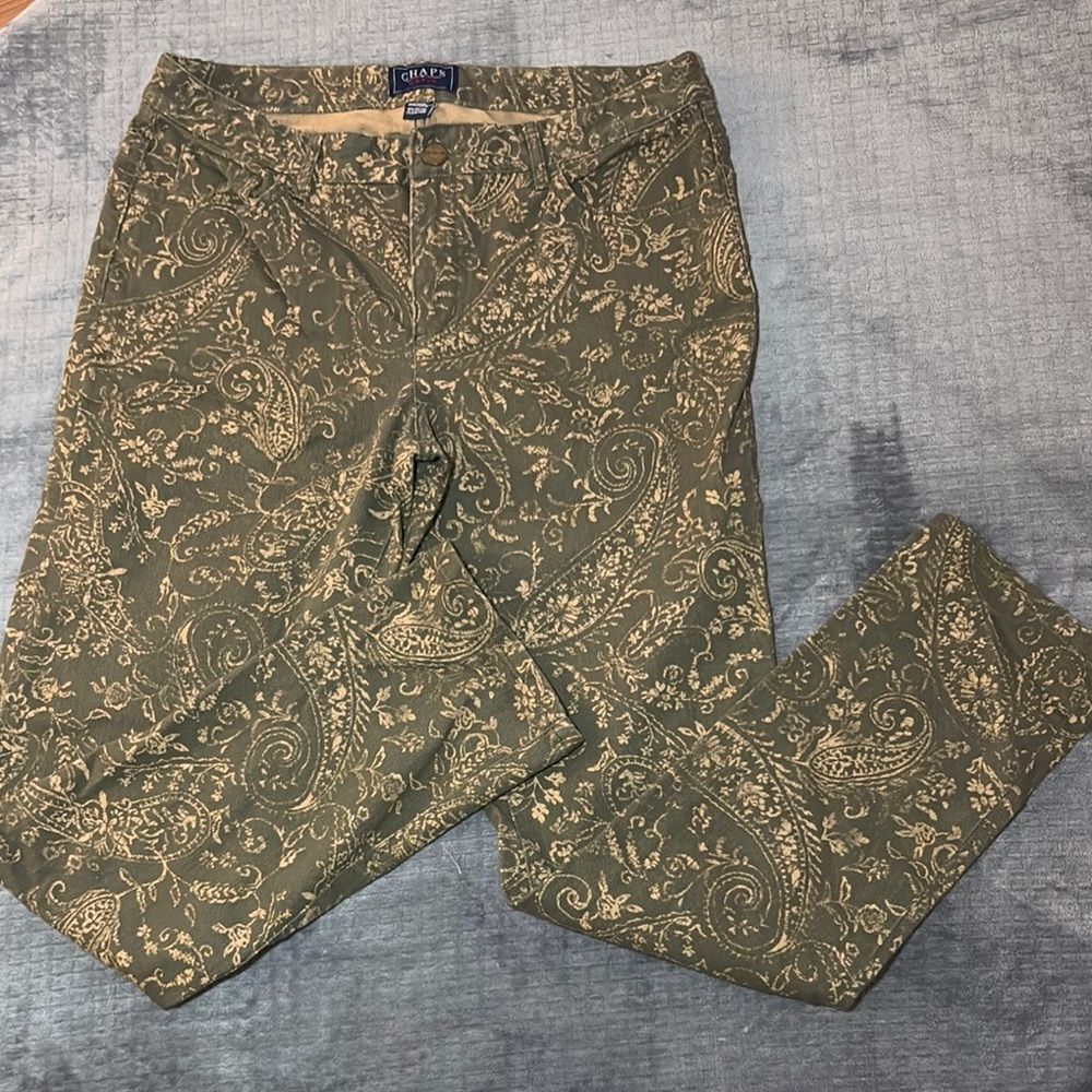 CHAPS Denim Jeans with Paisley Design